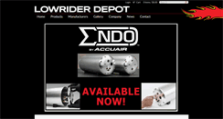 Desktop Screenshot of lowriderdepot.com